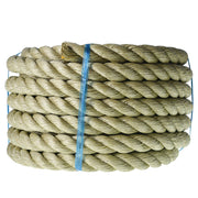 DURAFORCE Manila Rope 1"×50' PP 3 Strand Twisted Rope Arborist Bull Rope Climbing Rope
