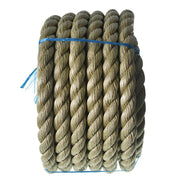 DURAFORCE Manila Rope 1"×50' PP 3 Strand Twisted Rope Arborist Bull Rope Climbing Rope