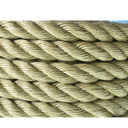 DURAFORCE Manila Rope 1"×50' PP 3 Strand Twisted Rope Arborist Bull Rope Climbing Rope