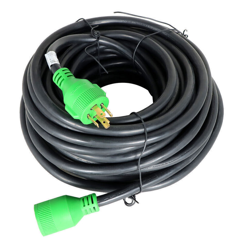DURAFORCE Generator Extension Cord 75 Ft 4 Prong Power Cable 10 4 30 Amp