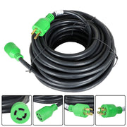DURAFORCE Generator Extension Cord 75 Ft 4 Prong Power Cable 10 4 30 Amp