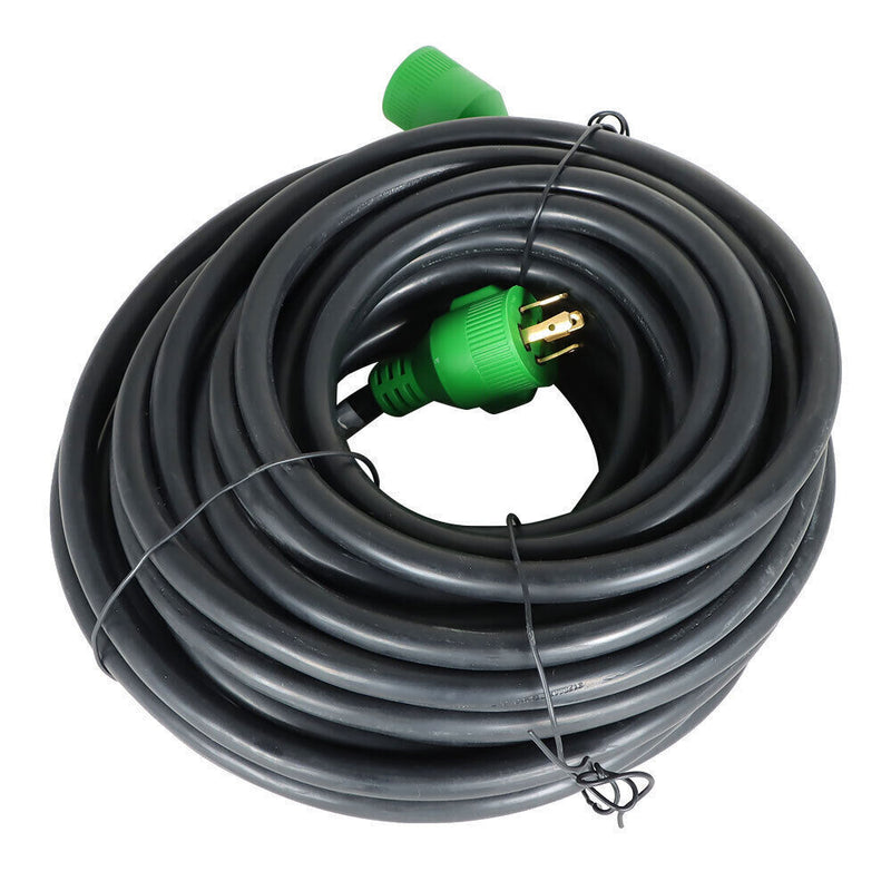 DURAFORCE Generator Extension Cord 75 Ft 4 Prong Power Cable 10 4 30 Amp