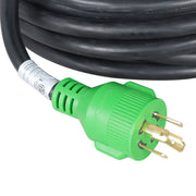 DURAFORCE Generator Extension Cord 75 Ft 4 Prong Power Cable 10 4 30 Amp