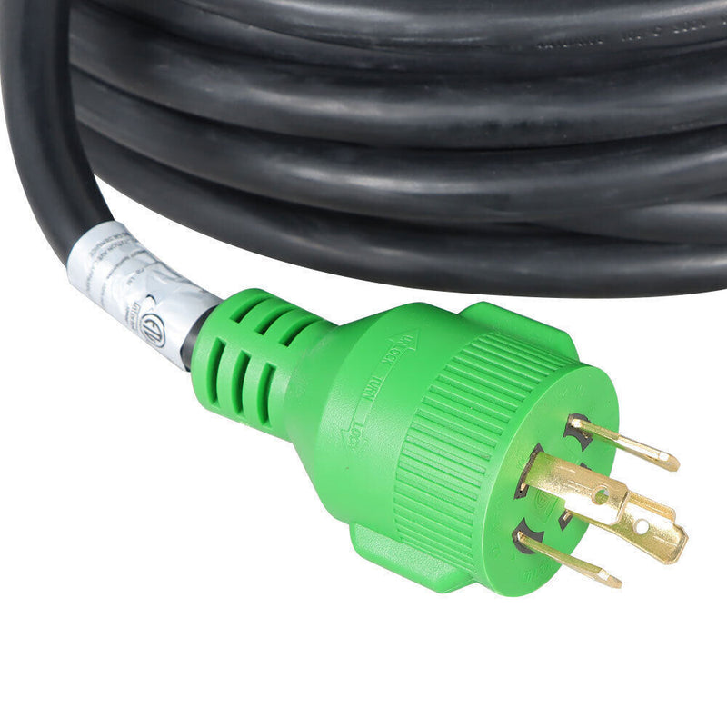 DURAFORCE Generator Extension Cord 75 Ft 4 Prong Power Cable 10 4 30 Amp