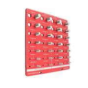 DURAFORCE Nut and Bolt Thread Checker 28 Thread Identifier Gauge Inch and Metric Screw
