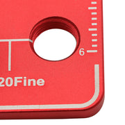 DURAFORCE Nut and Bolt Thread Checker 28 Thread Identifier Gauge Inch and Metric Screw