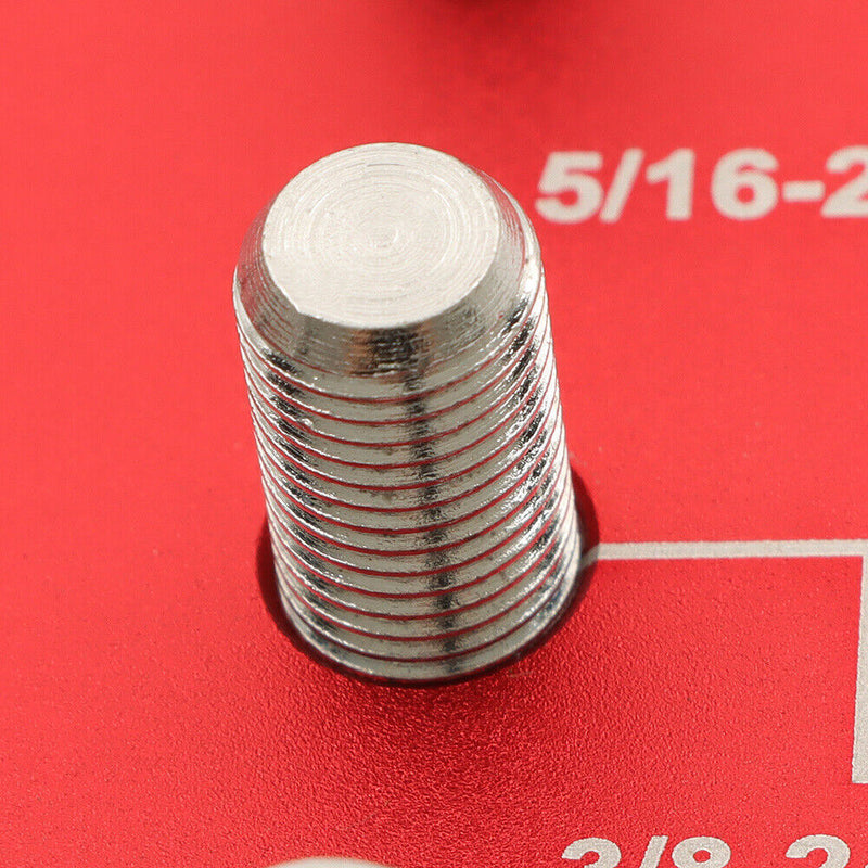 DURAFORCE Nut and Bolt Thread Checker 28 Thread Identifier Gauge Inch and Metric Screw