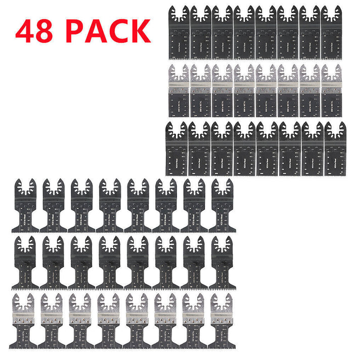 DURAFORCE 48 Pack Bi-metal Oscillating Multi Tool Saw Blade Suitable For Dremel Makita