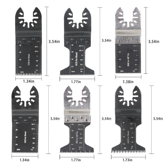 DURAFORCE 48 Pack Bi-metal Oscillating Multi Tool Saw Blade Suitable For Dremel Makita