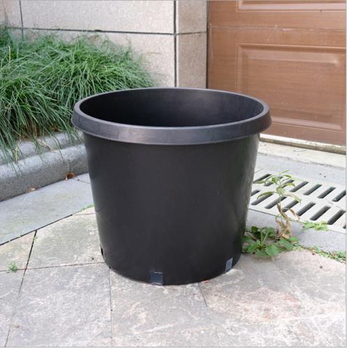 DURAFORCE Large 10 Gallon Plant Flower Container 10PCS Plastic Nursery Pot Heavy Duty