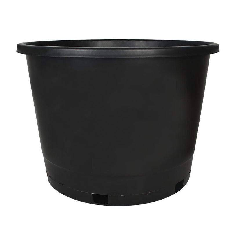 DURAFORCE Large 10 Gallon Plant Flower Container 10PCS Plastic Nursery Pot Heavy Duty
