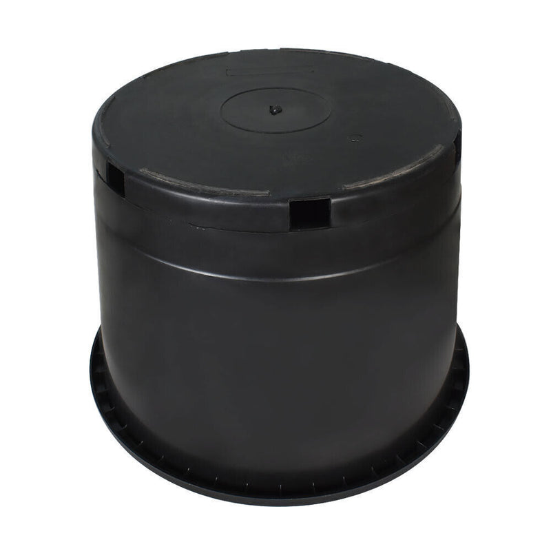 DURAFORCE Large 10 Gallon Plant Flower Container 10PCS Plastic Nursery Pot Heavy Duty