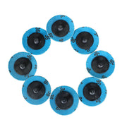 DURAFORCE 50 Pieces 2" 36 Grit Zirconia Roll Lock Die Grinder Sanding Grinding Disc New