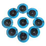 DURAFORCE 50 Pieces 2" 36 Grit Zirconia Roll Lock Die Grinder Sanding Grinding Disc New