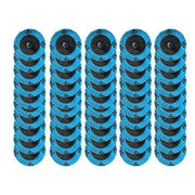 DURAFORCE 50 Pieces 2" 36 Grit Zirconia Roll Lock Die Grinder Sanding Grinding Disc New