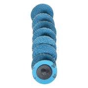 DURAFORCE 50 Pieces 2" 36 Grit Zirconia Roll Lock Die Grinder Sanding Grinding Disc New