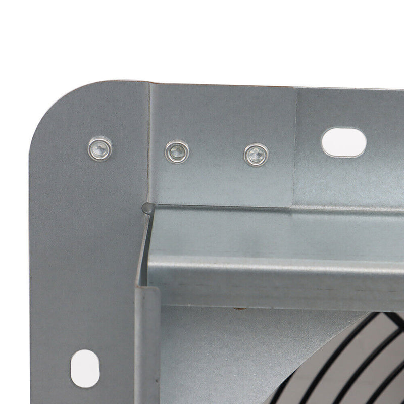 DURAFORCE 12 Inch Shutter Exhaust Fan For Attic Shed Garage Aluminum High Speed 1800CFM