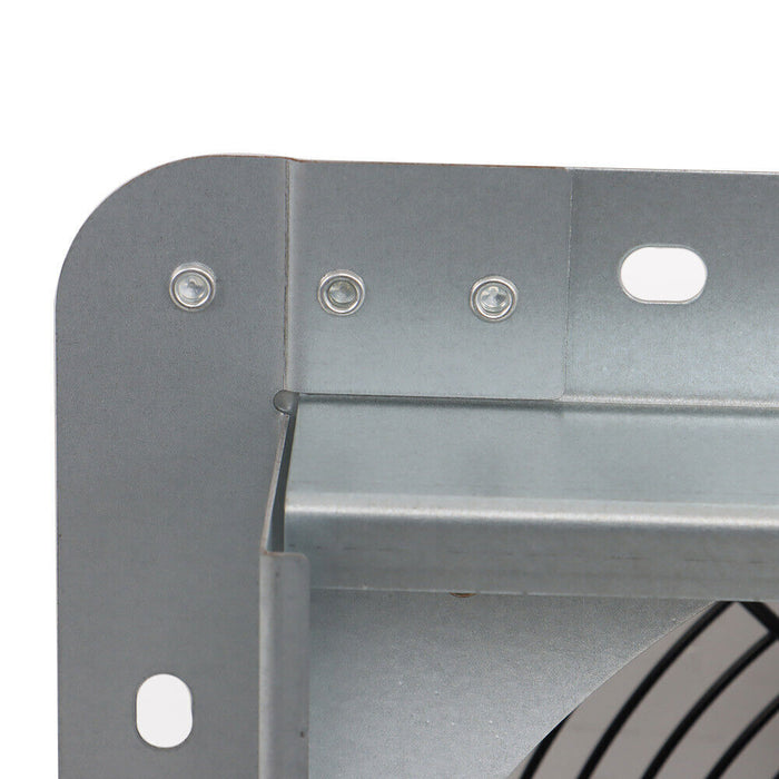 DURAFORCE 12 Inch Shutter Exhaust Fan For Attic Shed Garage Aluminum High Speed 1800CFM