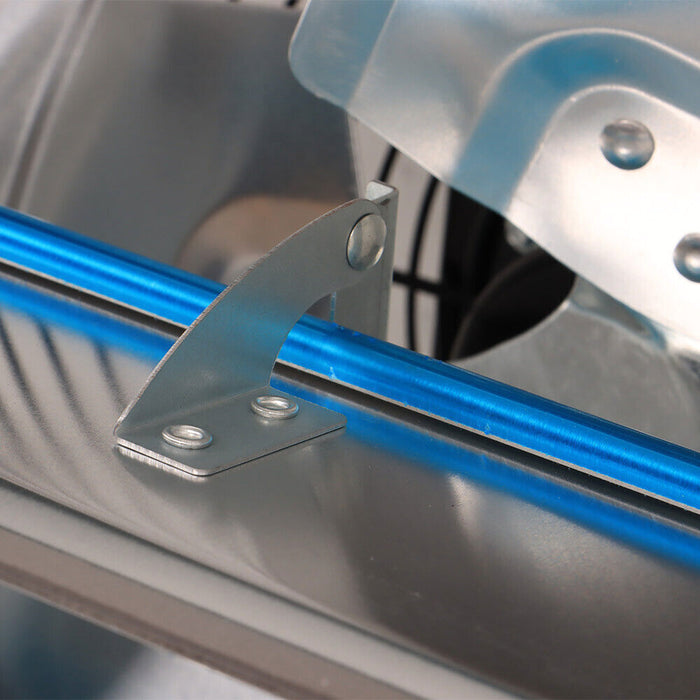 DURAFORCE 12 Inch Shutter Exhaust Fan For Attic Shed Garage Aluminum High Speed 1800CFM