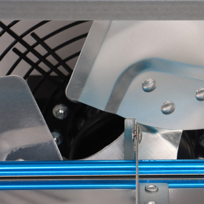 DURAFORCE 12 Inch Shutter Exhaust Fan For Attic Shed Garage Aluminum High Speed 1800CFM