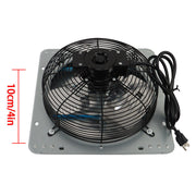 DURAFORCE 12 Inch Shutter Exhaust Fan For Attic Shed Garage Aluminum High Speed 1800CFM