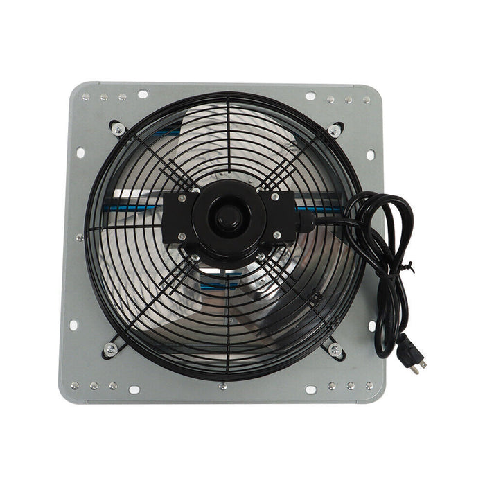 DURAFORCE 12 Inch Shutter Exhaust Fan For Attic Shed Garage Aluminum High Speed 1800CFM