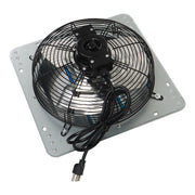 DURAFORCE 12 Inch Shutter Exhaust Fan For Attic Shed Garage Aluminum High Speed 1800CFM