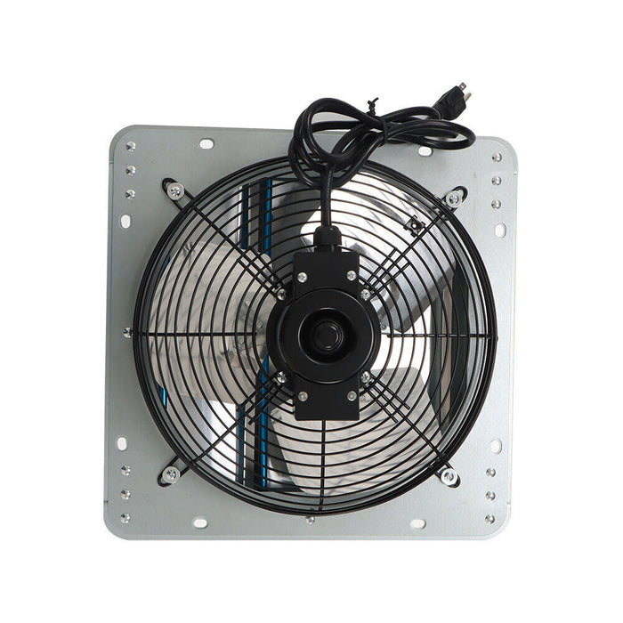 DURAFORCE 12 Inch Shutter Exhaust Fan For Attic Shed Garage Aluminum High Speed 1800CFM