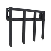 DURAFORCE 42" Clamp on Heavy Duty Debris Fork for Tractor Skid Steer Buckets Trash Forks