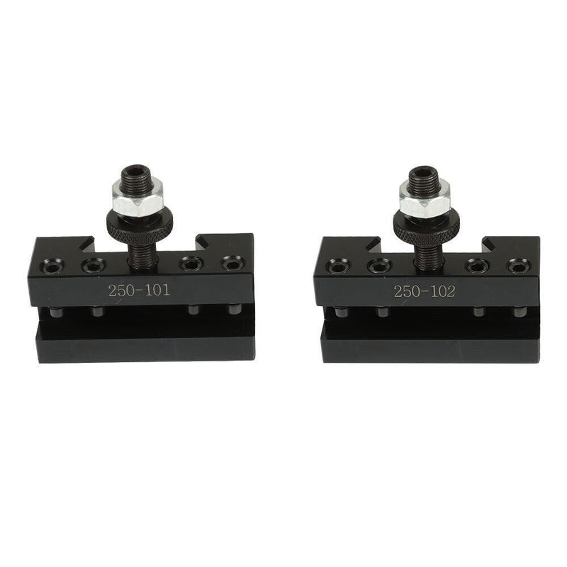 DURAFORCE AXA 250-100 Set Piston Type Quick Change Tool Post Holder For Lathe 6- 12"