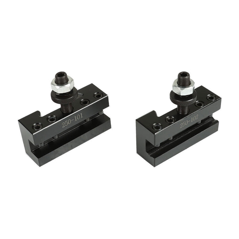 DURAFORCE AXA 250-100 Set Piston Type Quick Change Tool Post Holder For Lathe 6- 12"