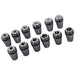 DURAFORCE 12PCS ER16 Spring Collet Set For CNC Milling Lathe Tool Engraving 1/32"-3/8"