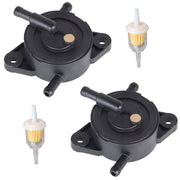 DURAFORCE 2× Fuel Pump & Filter For Kawasaki 49040-7008 FR541V FR600V FR691V FR730V FR651V