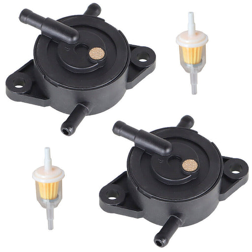 DURAFORCE 2× Fuel Pump & Filter For Kawasaki 49040-7008 FR541V FR600V FR691V FR730V FR651V