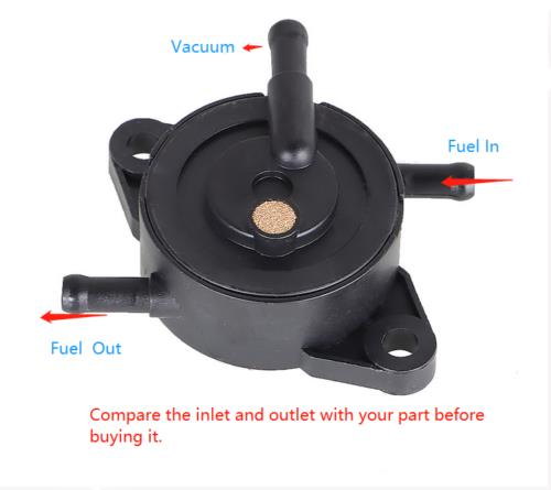 DURAFORCE 2× Fuel Pump & Filter For Kawasaki 49040-7008 FR541V FR600V FR691V FR730V FR651V