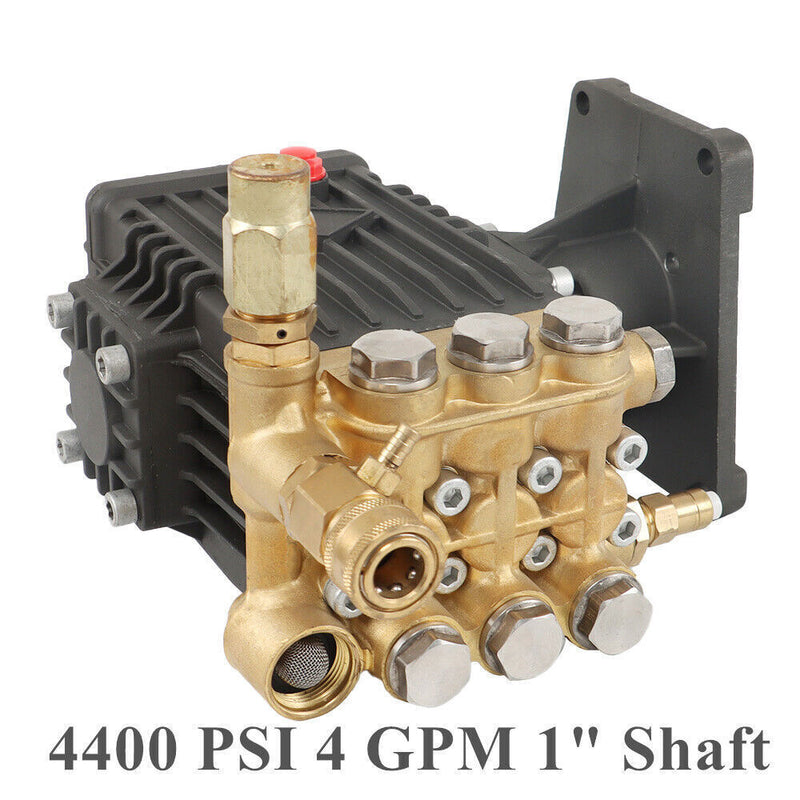 DURAFORCE Washer Pump 1" Shaft 4 GPM Pressure Washer Pump Power Horizontal 4400 PSI
