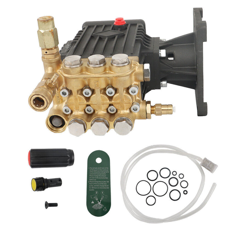 DURAFORCE Washer Pump 1" Shaft 4 GPM Pressure Washer Pump Power Horizontal 4400 PSI