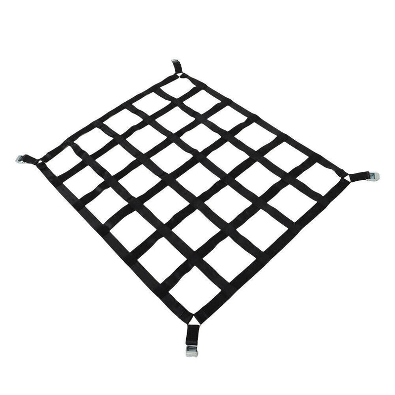 DURAFORCE 42" x 50" 1100lb Heavy Duty Cargo Net w/Cam Buckles & S-Hooks For Pickup Trucks