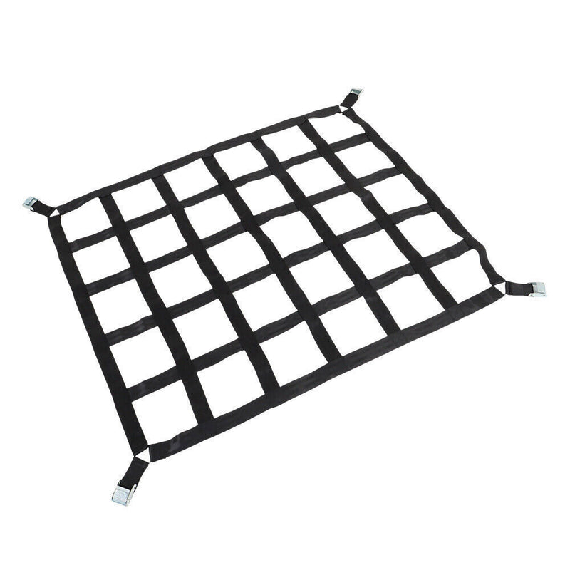 DURAFORCE 42" x 50" 1100lb Heavy Duty Cargo Net w/Cam Buckles & S-Hooks For Pickup Trucks