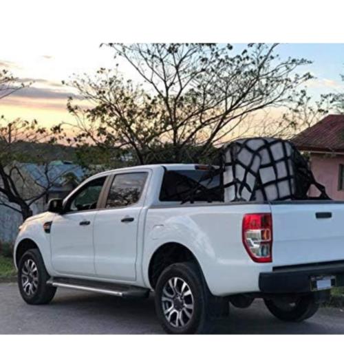 DURAFORCE 42" x 50" 1100lb Heavy Duty Cargo Net w/Cam Buckles & S-Hooks For Pickup Trucks