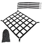 DURAFORCE 42" x 50" 1100lb Heavy Duty Cargo Net w/Cam Buckles & S-Hooks For Pickup Trucks