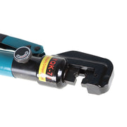 DURAFORCE 10T Hydraulic Crimper Crimping Tool Wire Battery Cable Lug Terminal W/ 9 Dies