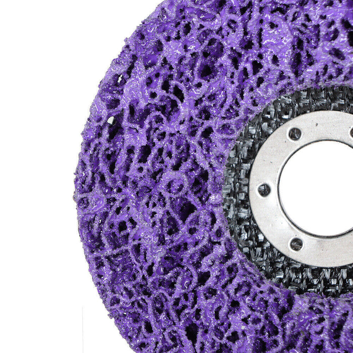 DURAFORCE 10Pcs 4-1/2"x7/8" Strip Remove Scaling Discs Stripping Wheel For Angle Grinders