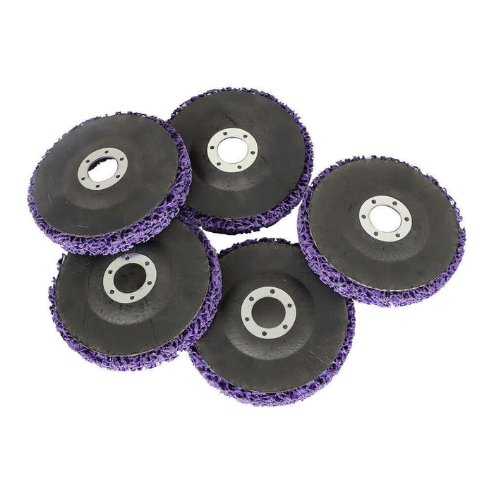 DURAFORCE 10Pcs 4-1/2"x7/8" Strip Remove Scaling Discs Stripping Wheel For Angle Grinders