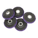 DURAFORCE 10Pcs 4-1/2"x7/8" Strip Remove Scaling Discs Stripping Wheel For Angle Grinders