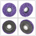 DURAFORCE 10Pcs 4-1/2"x7/8" Strip Remove Scaling Discs Stripping Wheel For Angle Grinders