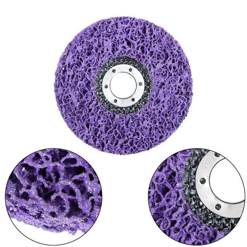 DURAFORCE 10Pcs 4-1/2"x7/8" Strip Remove Scaling Discs Stripping Wheel For Angle Grinders