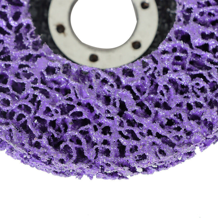 DURAFORCE 10Pcs 4-1/2"x7/8" Strip Remove Scaling Discs Stripping Wheel For Angle Grinders