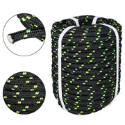 DURAFORCE 1/2" × 200' Bull Rope Double Braid Polyester Rope 6180Lbs Breaking Strength