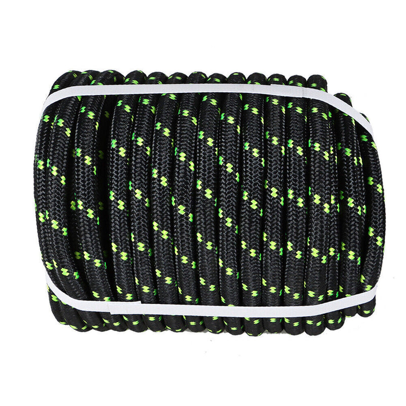 DURAFORCE 1/2" × 200' Bull Rope Double Braid Polyester Rope 6180Lbs Breaking Strength